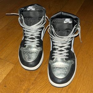 Jordan 1 Retro High Silver Toe- Men’s Size 10